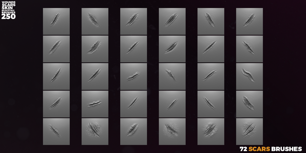 Hard surface abrasion and tear detail.