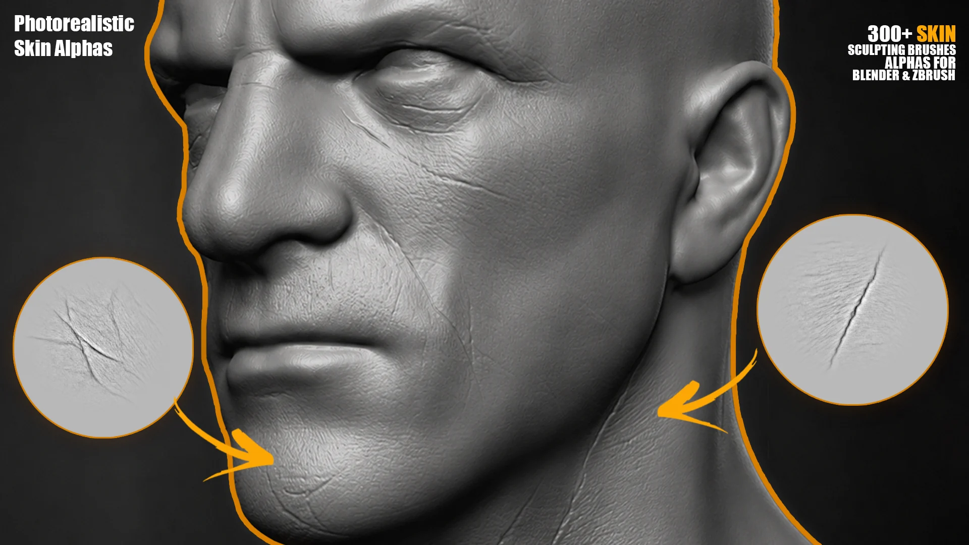 300+ Skin Sculpting Brushes preview 3
