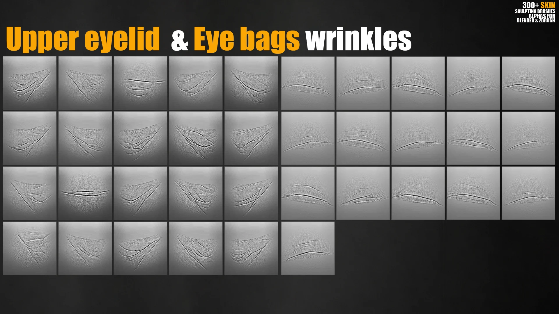 300+ Skin Sculpting Brushes preview 5