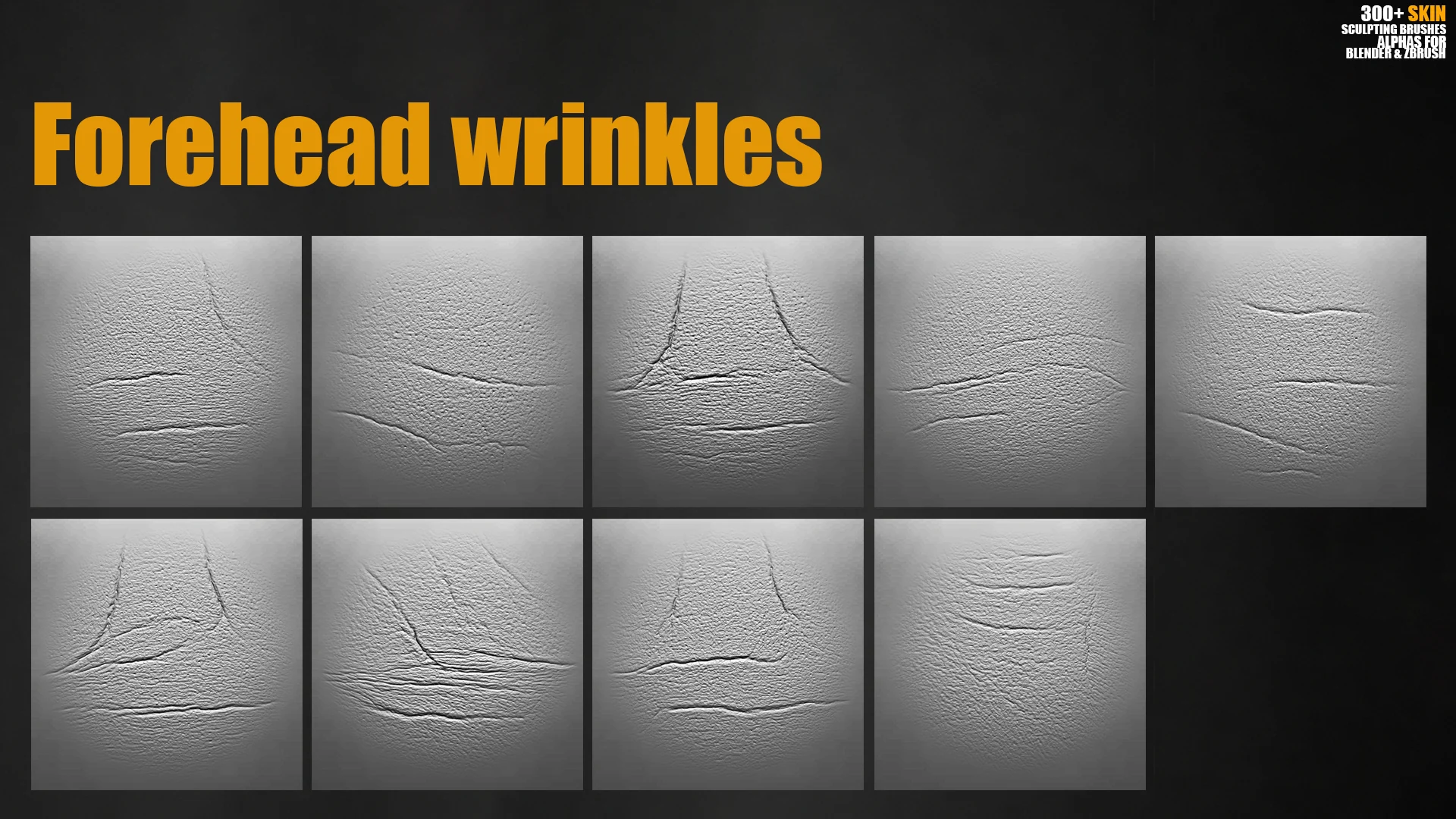 300+ Skin Sculpting Brushes preview 6