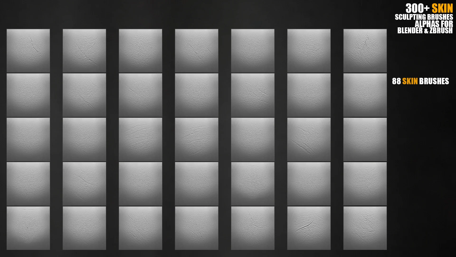 300+ Skin Sculpting Brushes preview 8