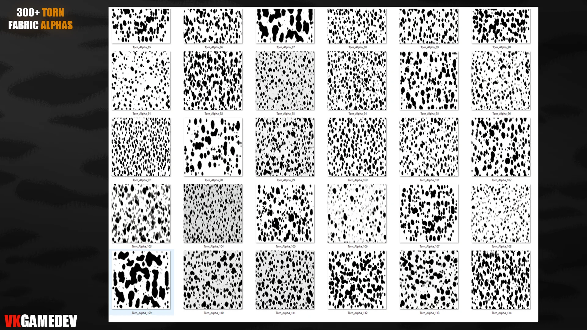 300+ Torn Fabric Alphas for Blender & Substance preview 5