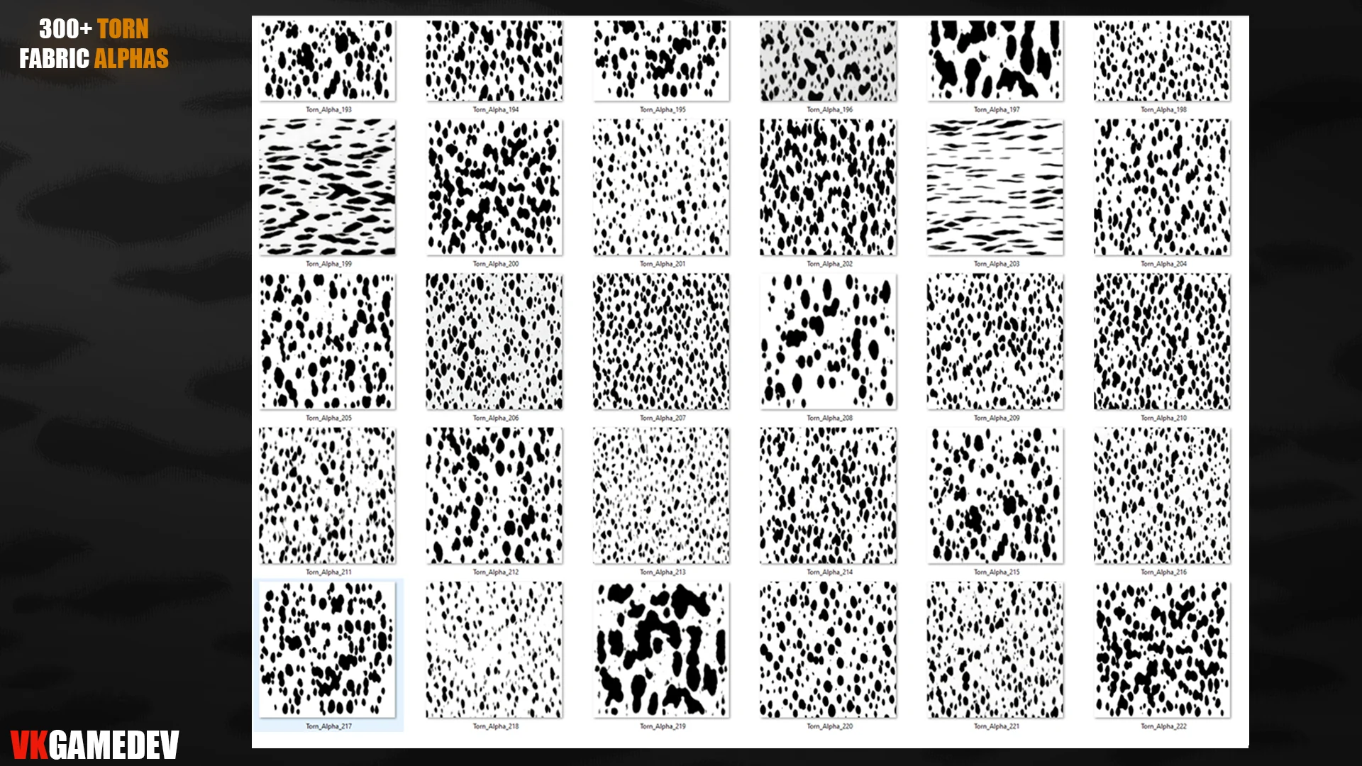 300+ Torn Fabric Alphas for Blender & Substance preview 7