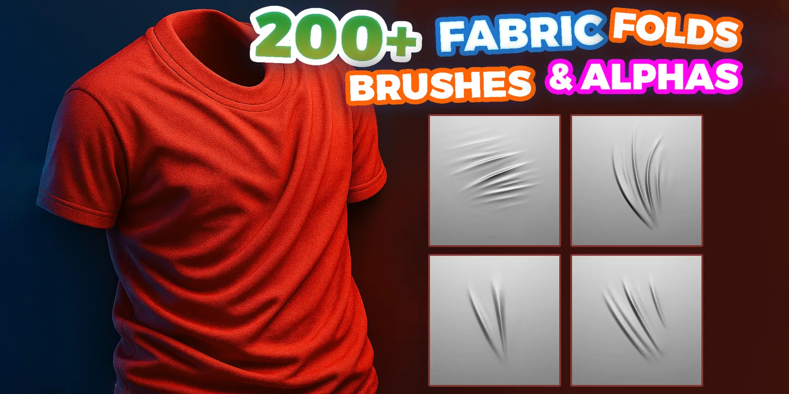 Folds and fabric brushes
