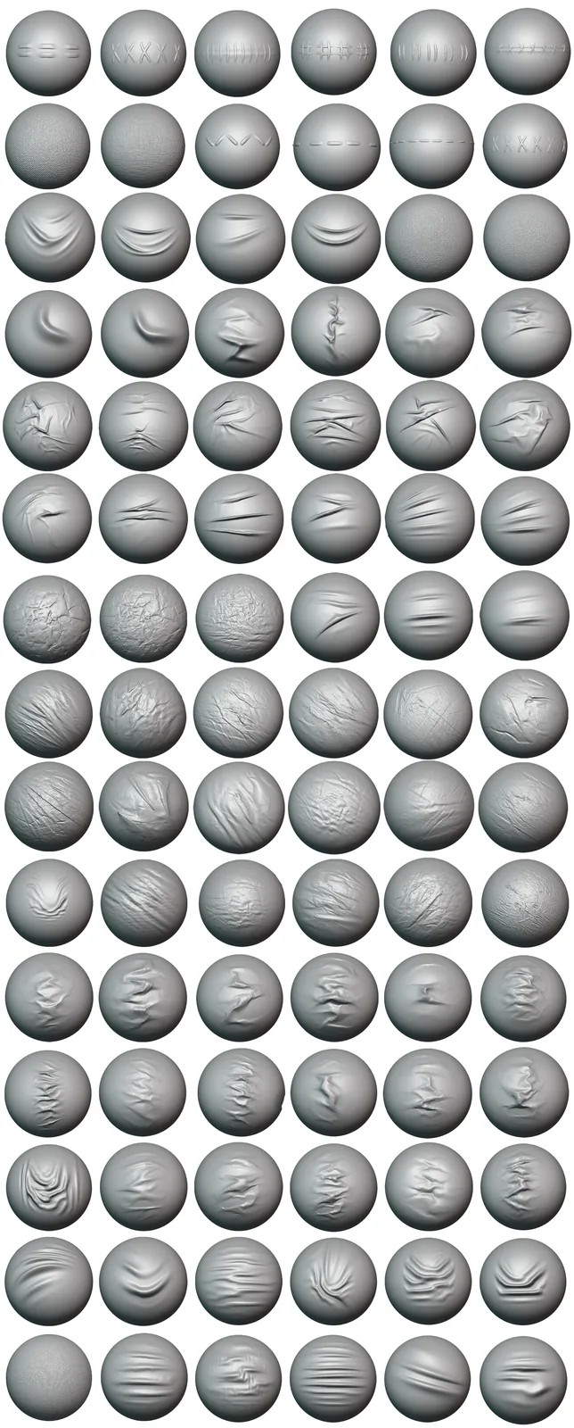 Blender fabric brushes