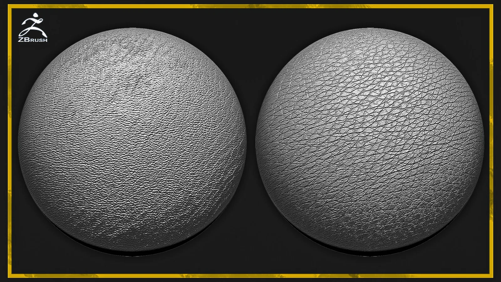 20 Leather Alphas Vol.6 (ZBrush, Substance, 2K) preview 2