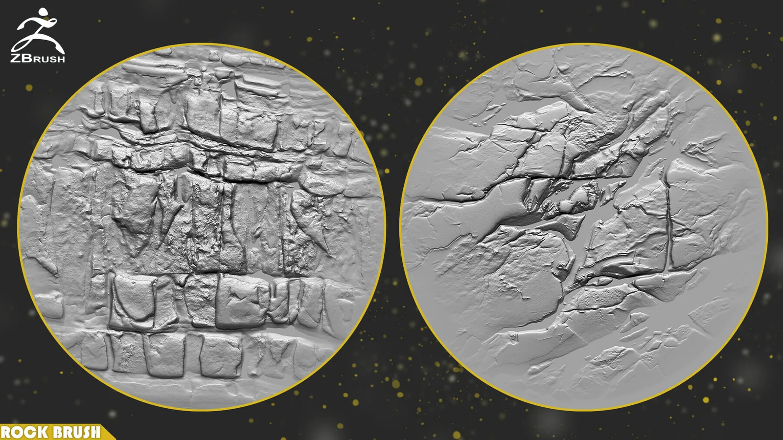 Rock Brush for ZBrush preview 3