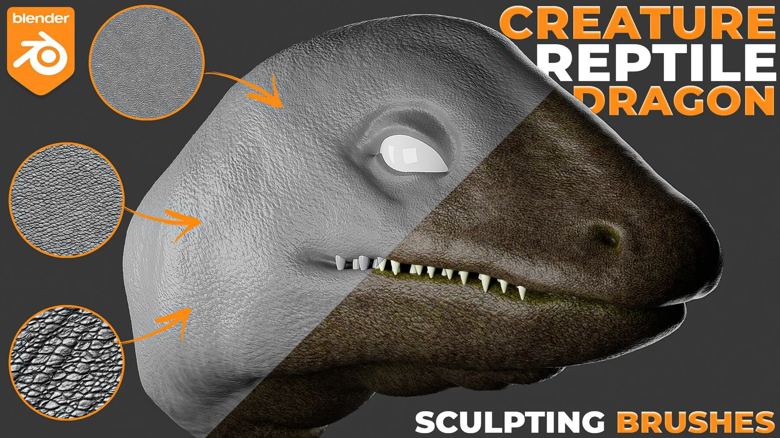 Creature, Animals, Dragon Brushes For Blender