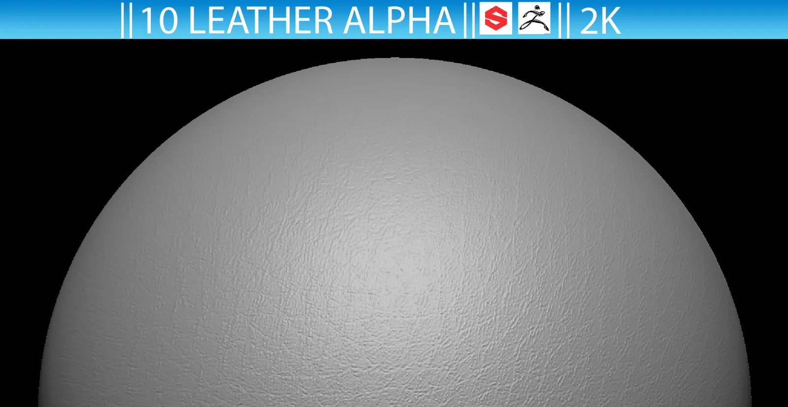 10 Leather Alpha Fabric (ZBrush, Substance, 2K, PSD) preview 2