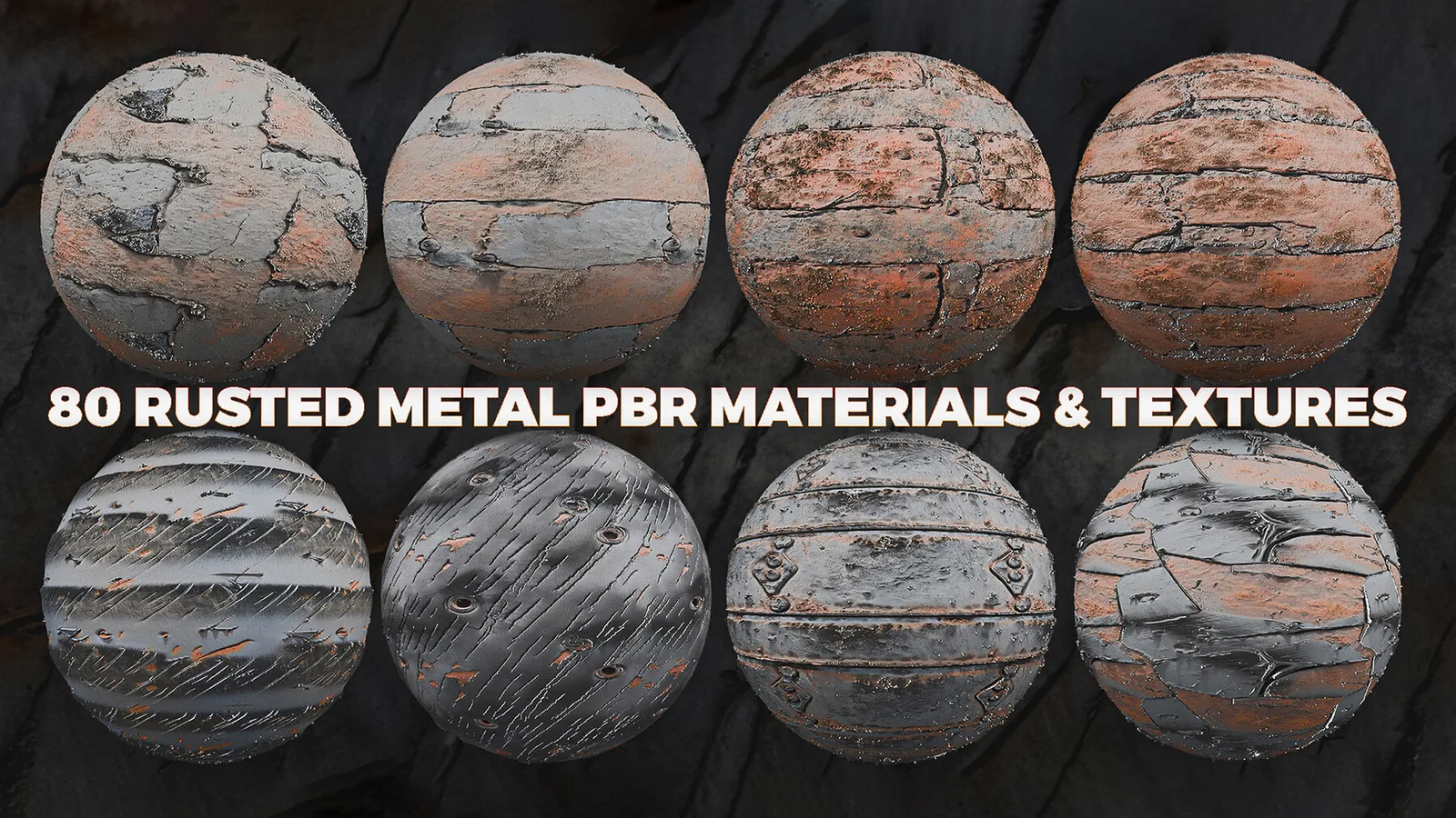 Rusted Metal Pbr Materials & Textures For Blender