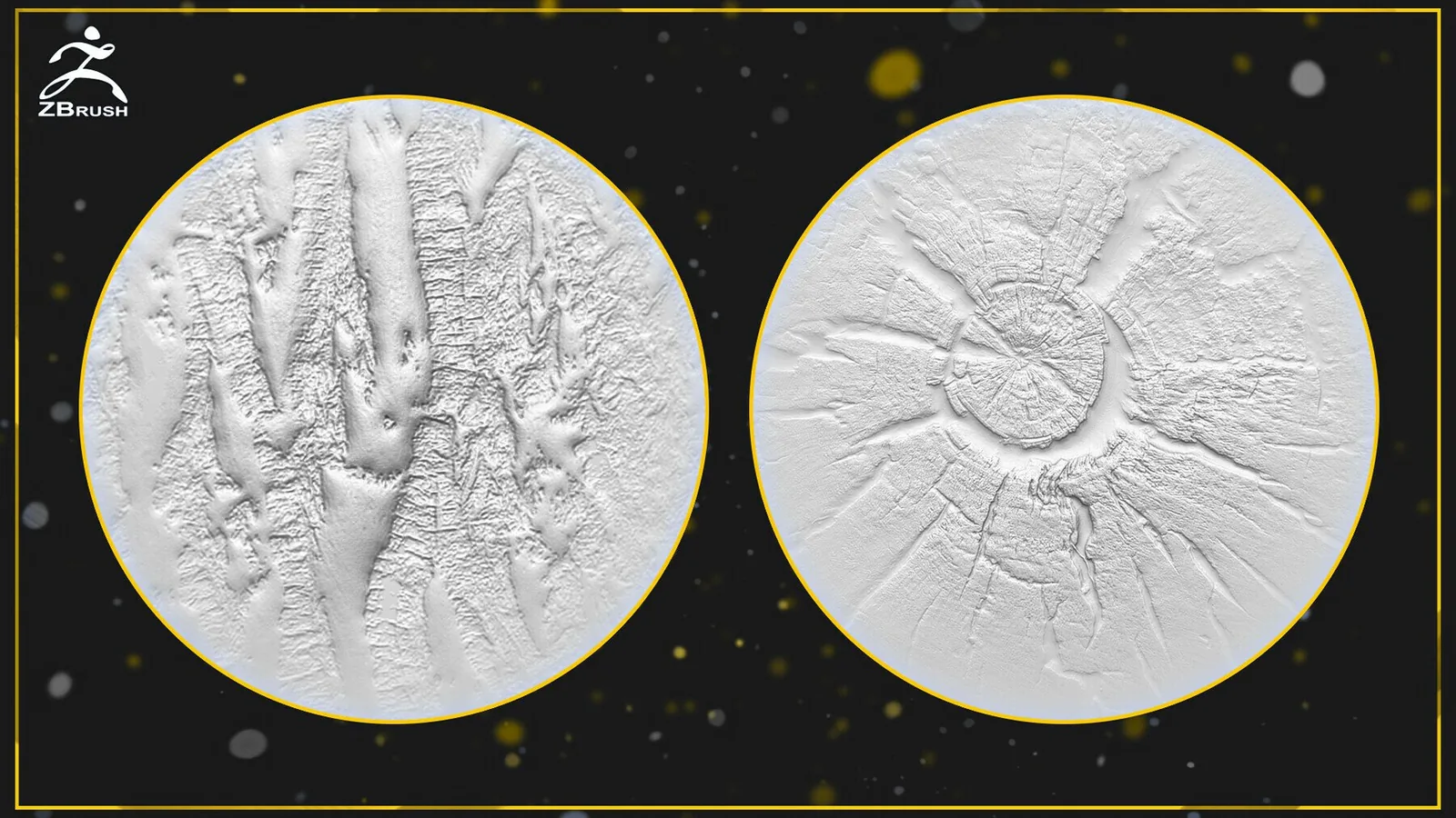 Bark & Wood Brush for ZBrush preview 3