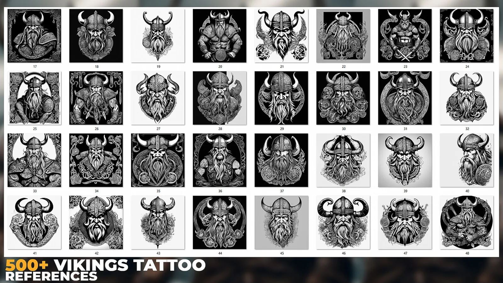 350+ Vikings Tattoo References preview 1