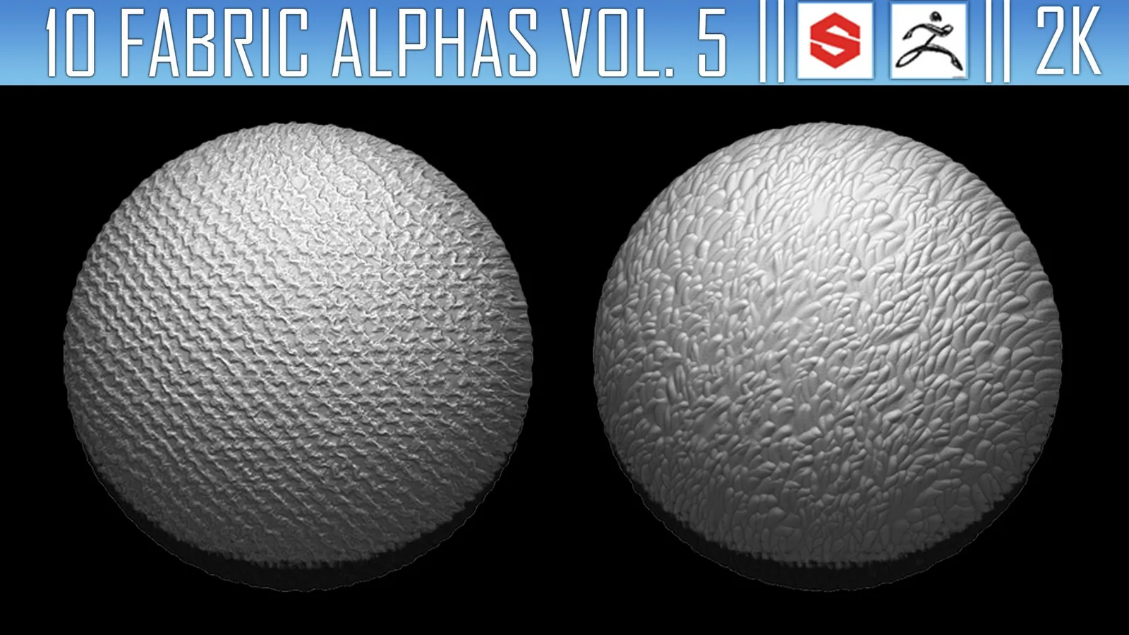 10 Fabric Alphas Vol.5 (ZBrush, Substance, 2K) preview 3