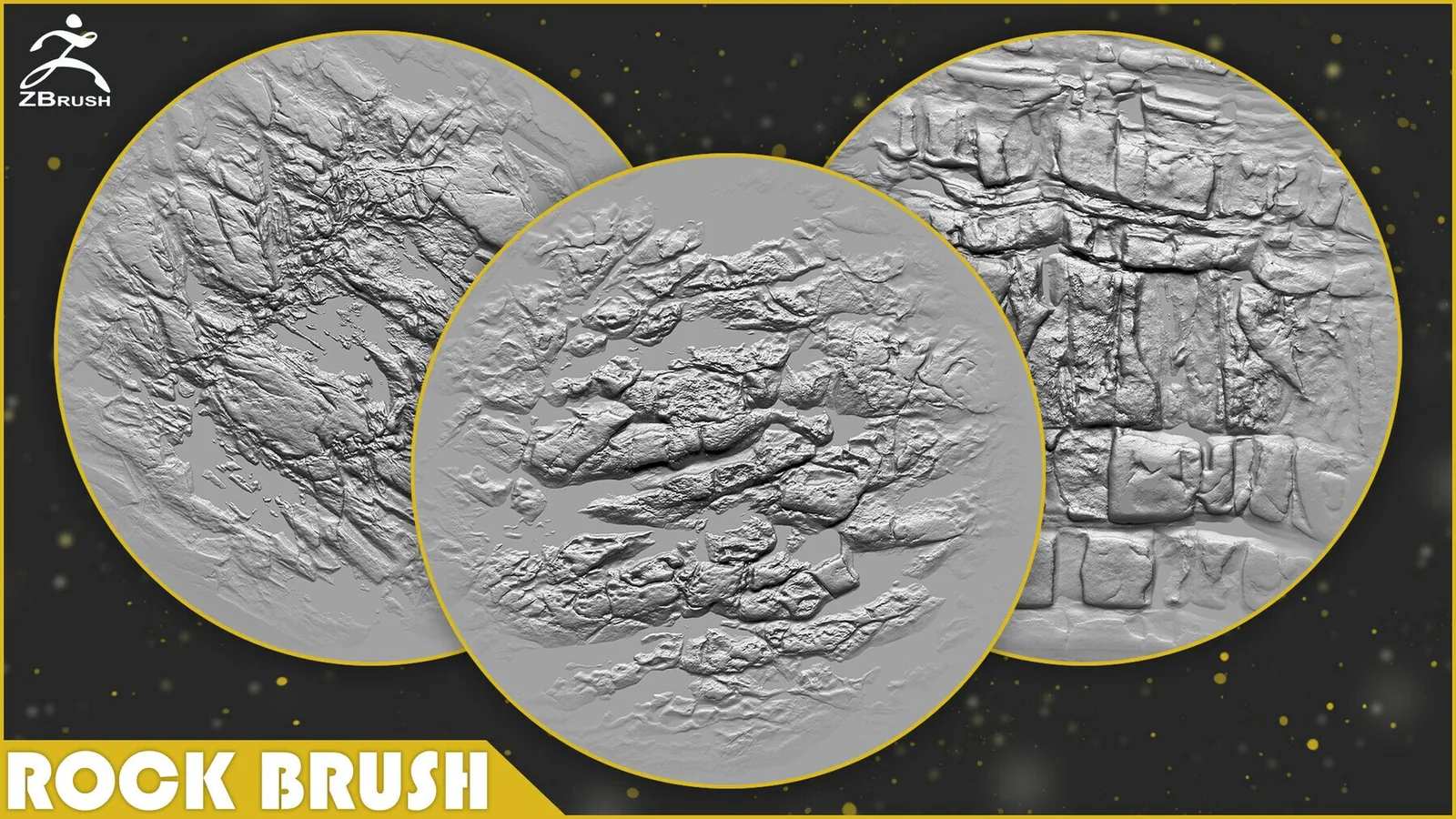 Rock Brush for ZBrush