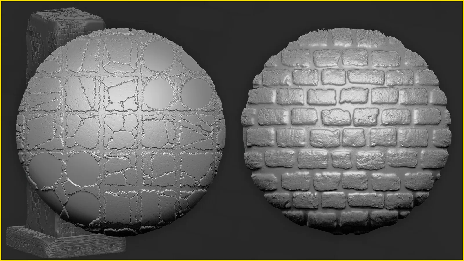 15 Urban Tileable Alphas for ZBrush preview 2