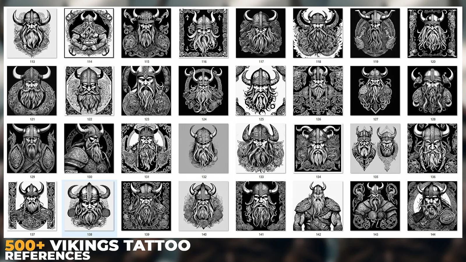 350+ Vikings Tattoo References preview 3
