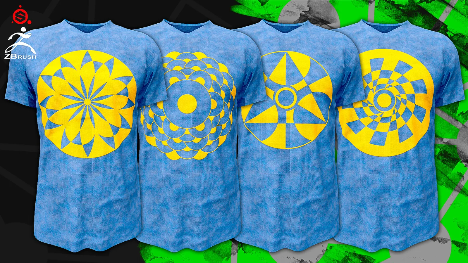 Sci-Fi Alphas and Patterns (4K) for Substance, ZBrush preview 2