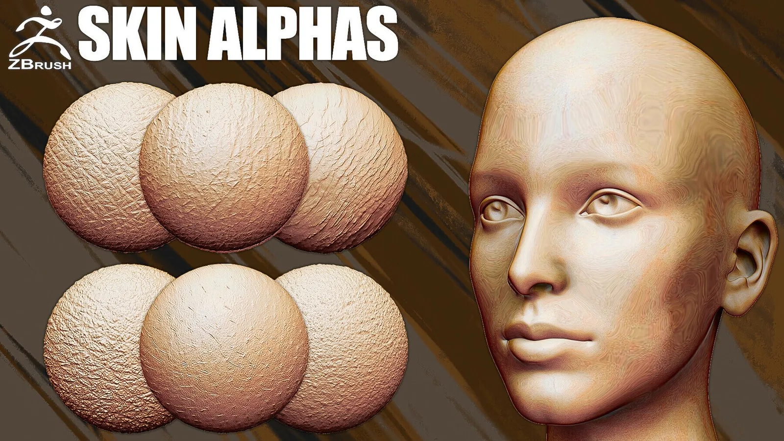 Skin Alphas for ZBrush (PSD, PNG, BMP)