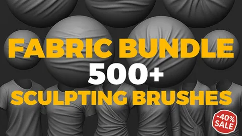 Ultimate Fabric Sculpting Brushes Mega Pack