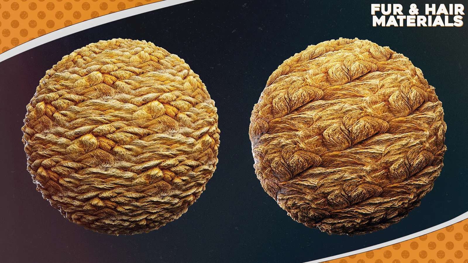 Fur And Hair Materials For Blender (Cycles, Eevee) preview 1