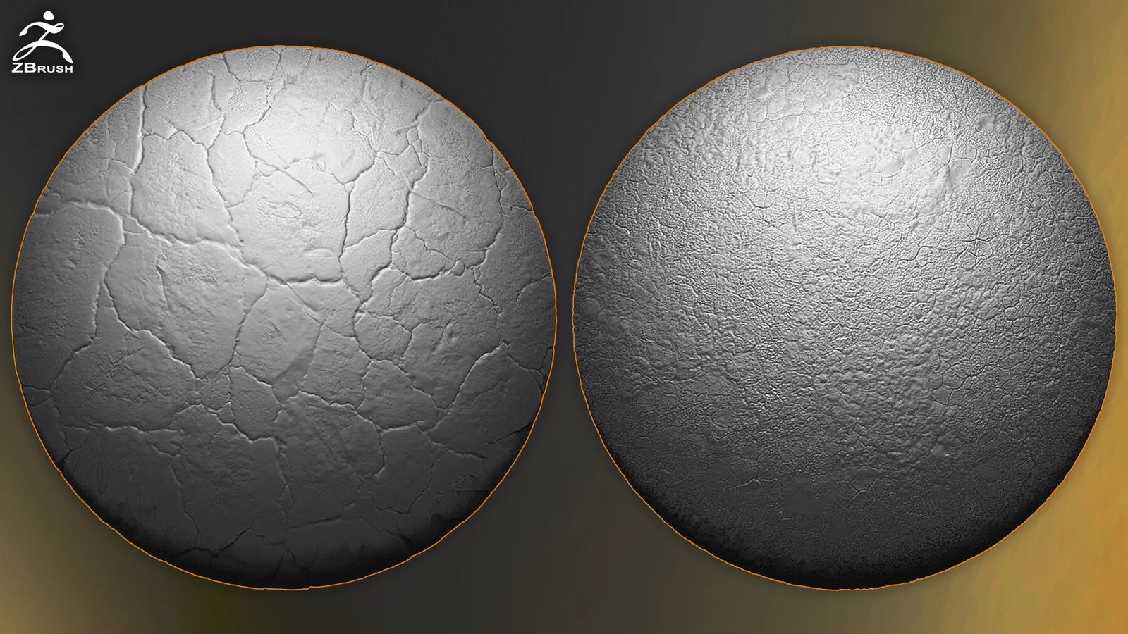 Cracked Ground Alphas for ZBrush preview 3