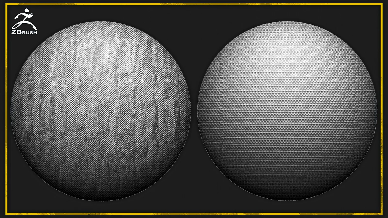 14 Fabric Tileable Alphas Vol.8 (ZBrush, Substance, 2K) preview 1