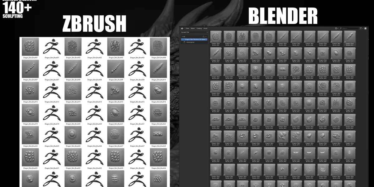 Dragon Skin Brushes (140 Pack) preview 5