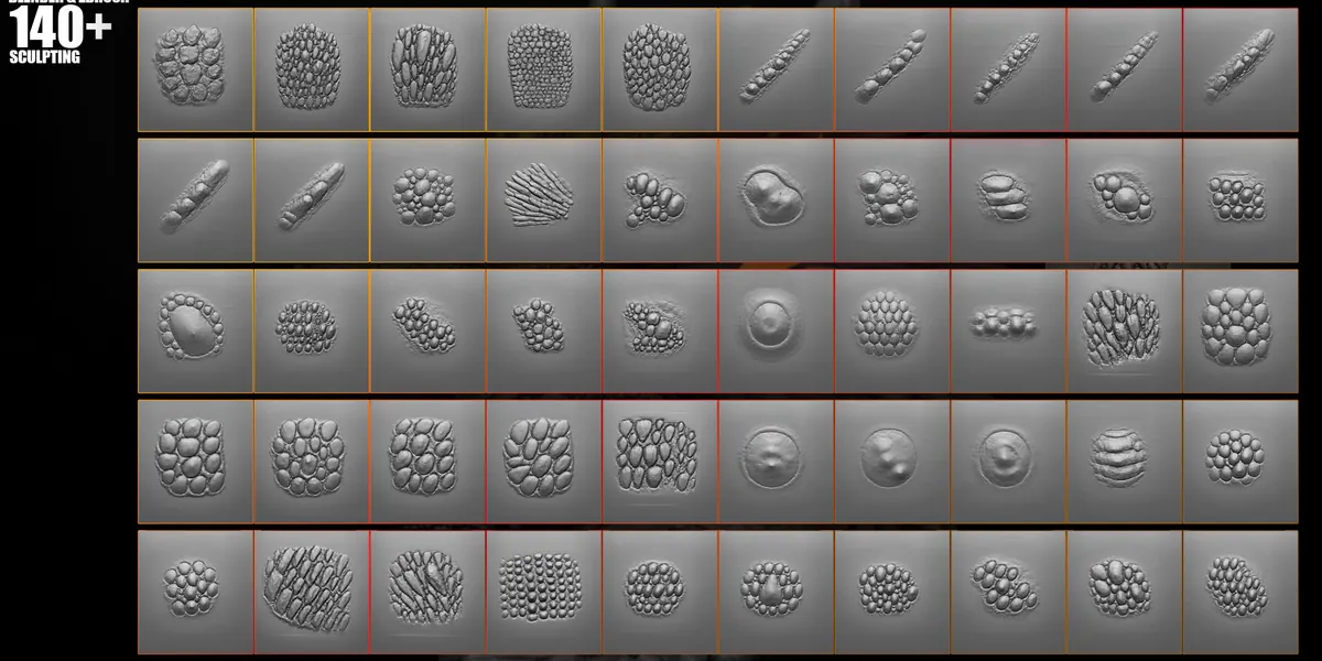 Dragon Skin Brushes (140 Pack) preview 3