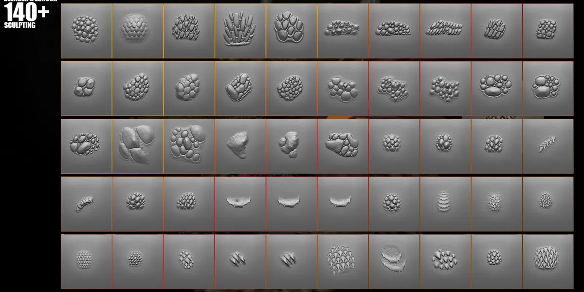 Dragon Skin Brushes (140 Pack) preview 2